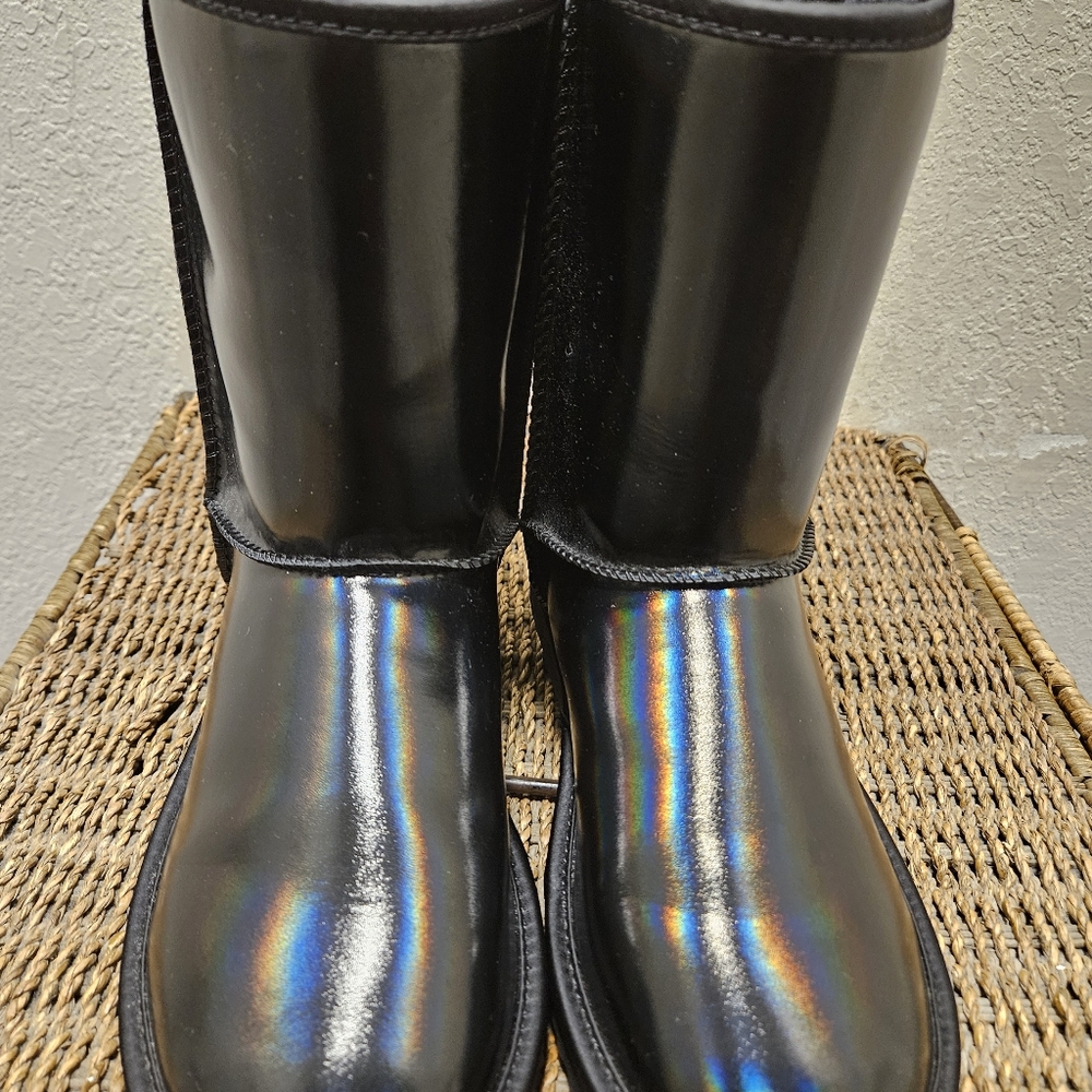 UGG Classic Short Iridescent Suede Classic Boot